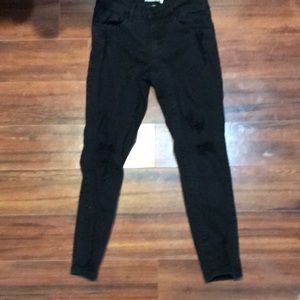 Refuge ripped cropped jeans